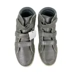Brash Girls Phoenix Pewter High Top Shoes with Hook and Loop Straps Size 3.5
