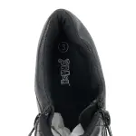 Brash Girls' Fetch Black Quilted Slip-On Casual Shoes Size 3