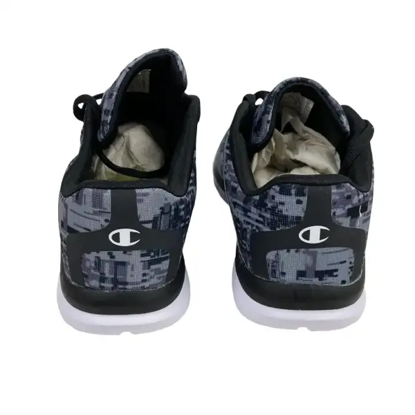 Champion Boys Black Gray Active Sneakers Size 3